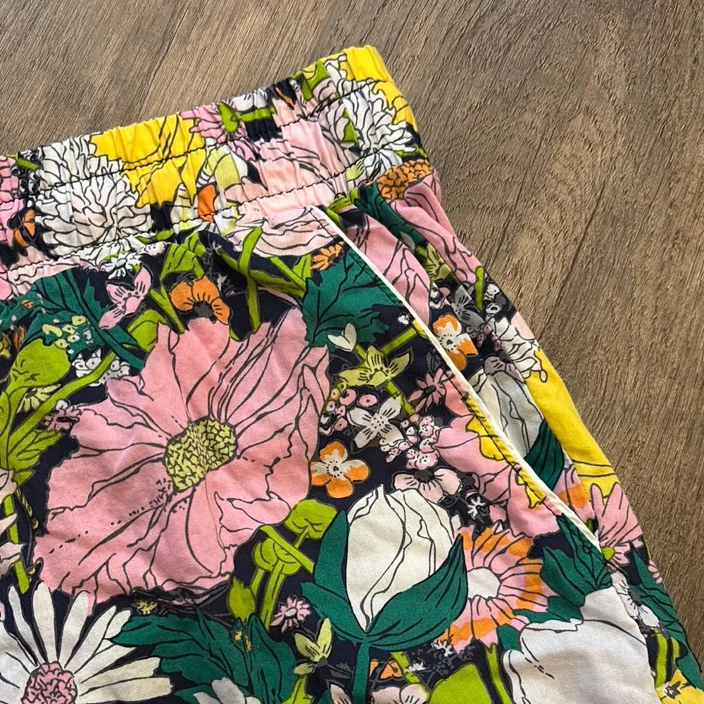 Vera Bradley 100% Cotton Short Womens XS Floral Drawstring Elastic Waist Lounge‎